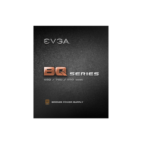 Fuente de Poder EVGA 850 BQ 80 PLUS Bronze, ATX, 24-pin ATX