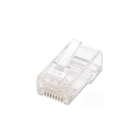 Plug Rj45 Cat6 Multifilar Utp Bote 100 Pzas Oro 15-Micras