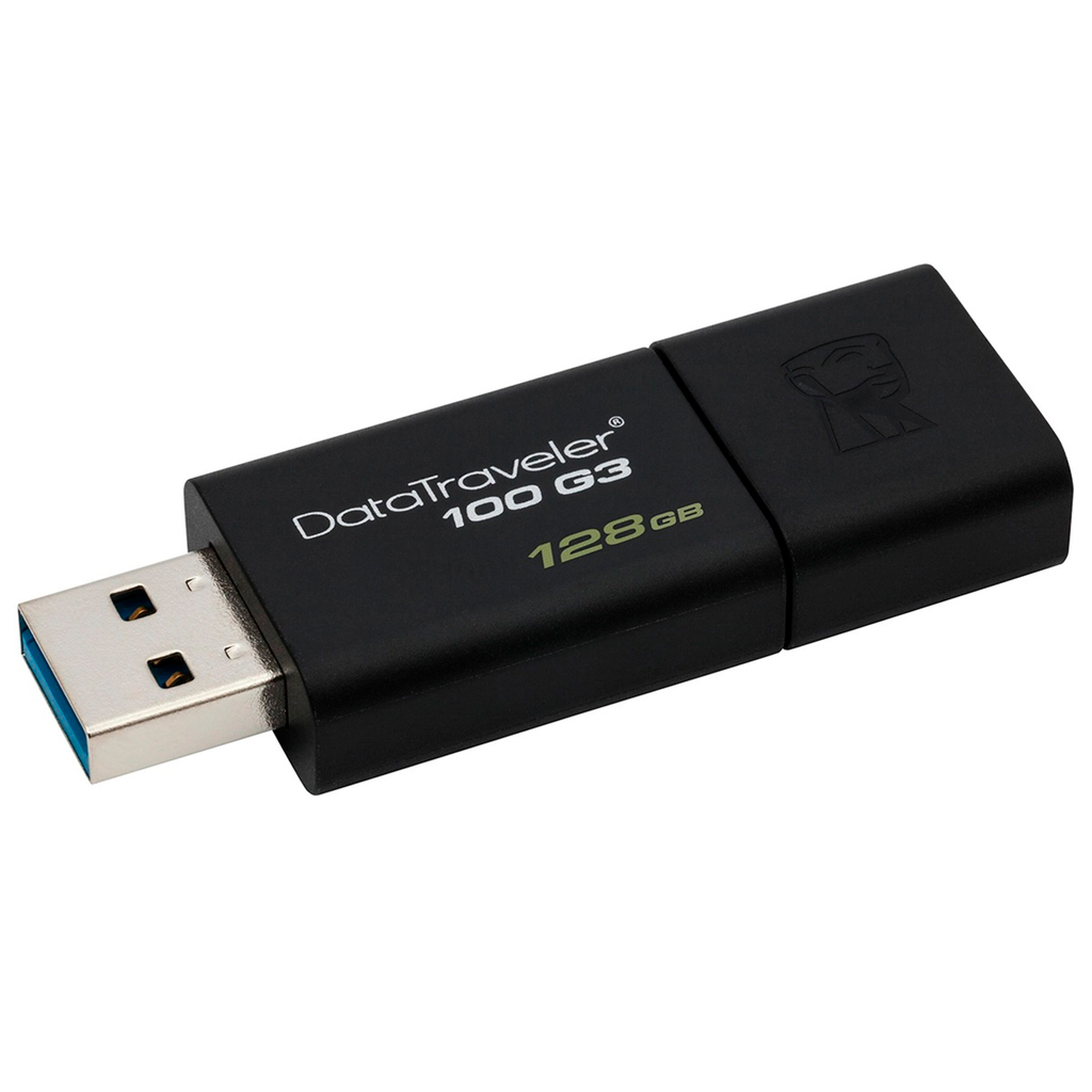 Kingston Memoria Flash 128 Gb Usb 3.0 Mod Dt100 G3