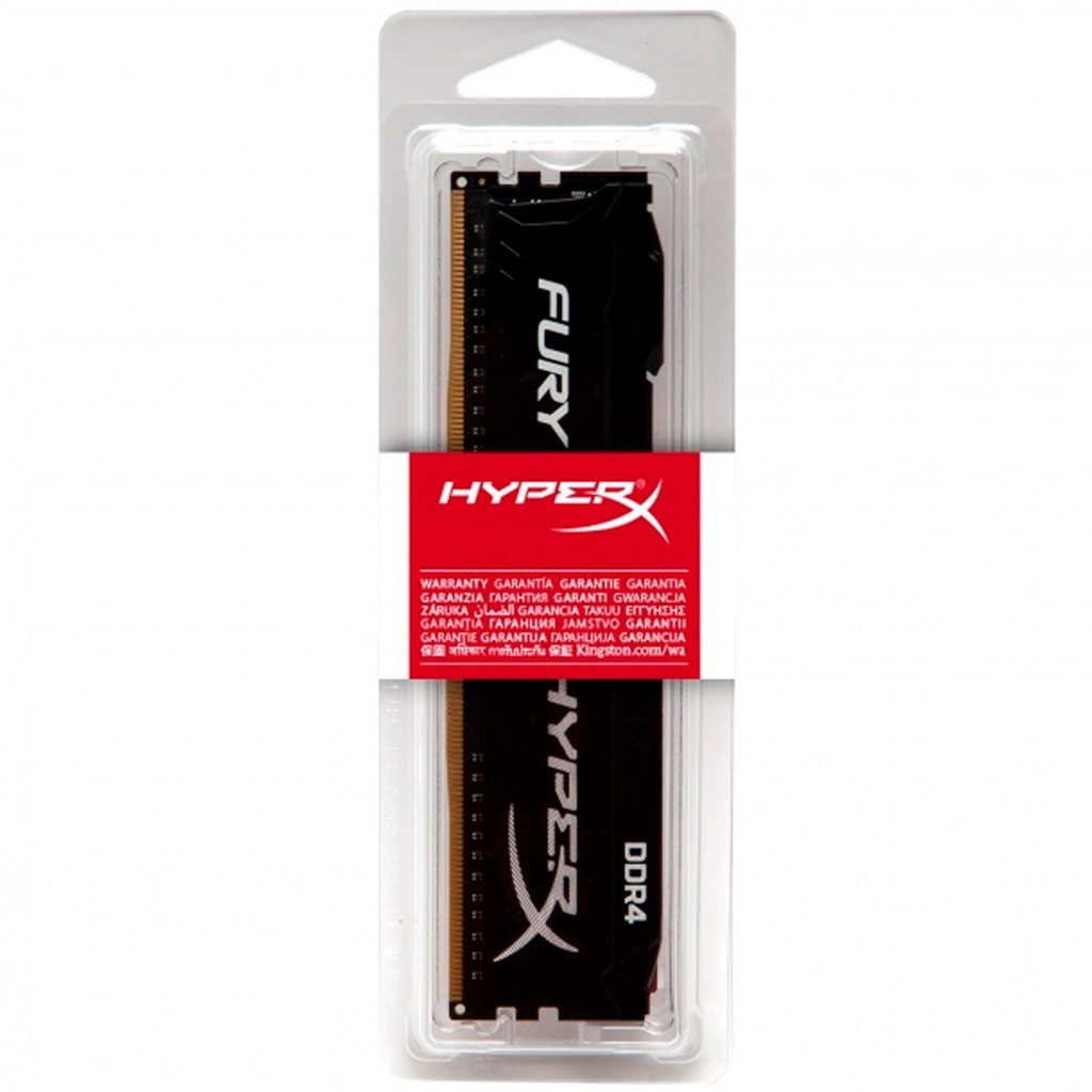 Kingston Hx426 C16 Fb2/8 Memoria Ddr4 Hyper X Fury 8 Gb 2666 Mhz Color Negro - ordena-com.myshopify.com