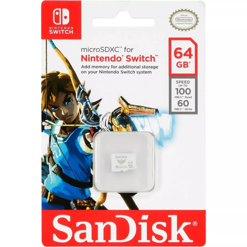 Sandisk Sdsqxat 064 G Gnczn Memoria Micro Sdxc Uhs I Nintendo Switch 64 Gb - ordena-com.myshopify.com