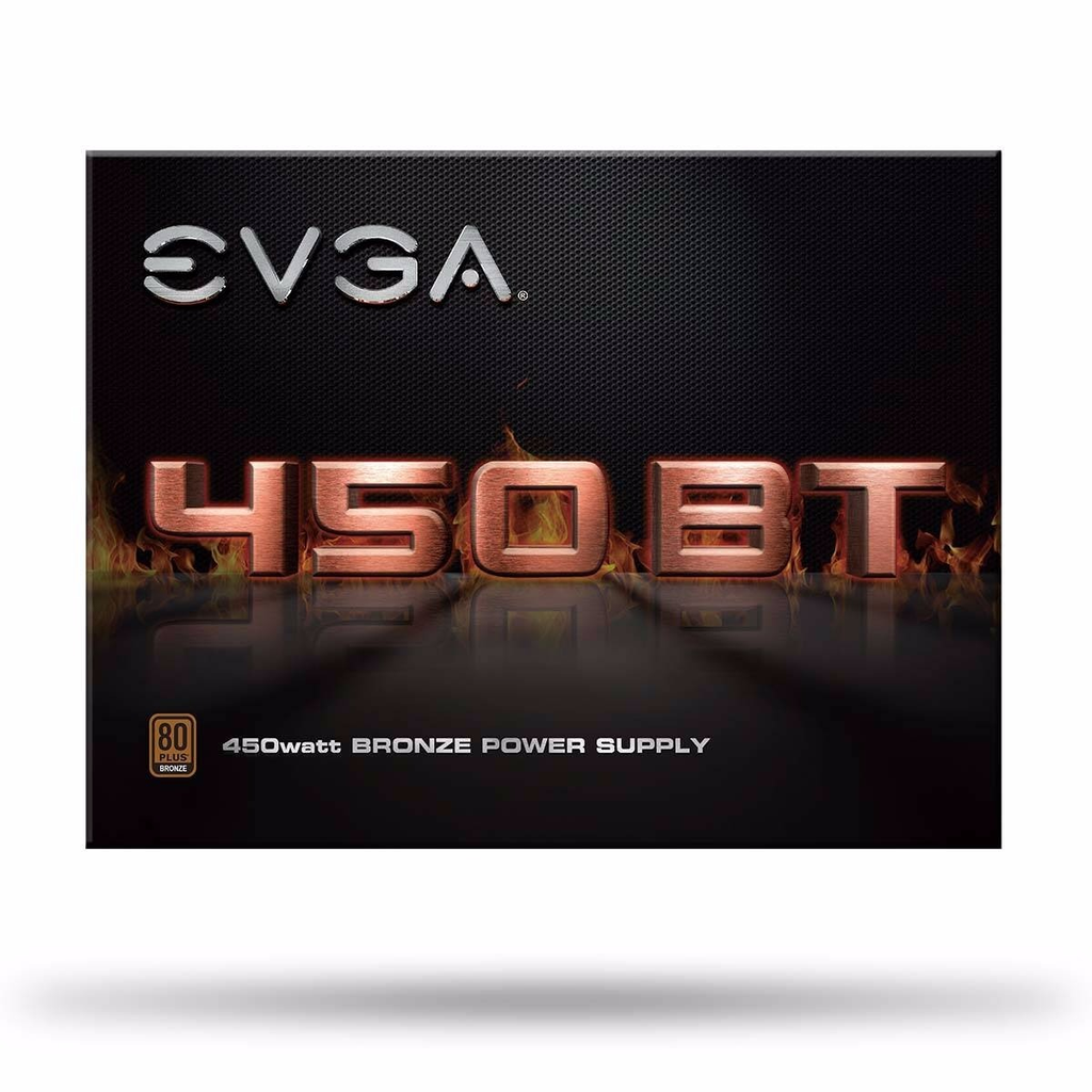 Fuente de Poder EVGA 450 BT 80 PLUS Bronze, 24-pin ATX