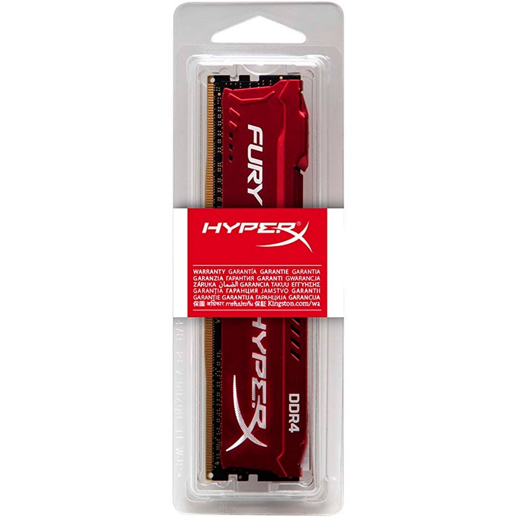 Kingston Hx432 C18 Fr2/8 Memoria Ddr4 Hyper X Fury Red 8 Gb 3200 Mhz - ordena-com.myshopify.com