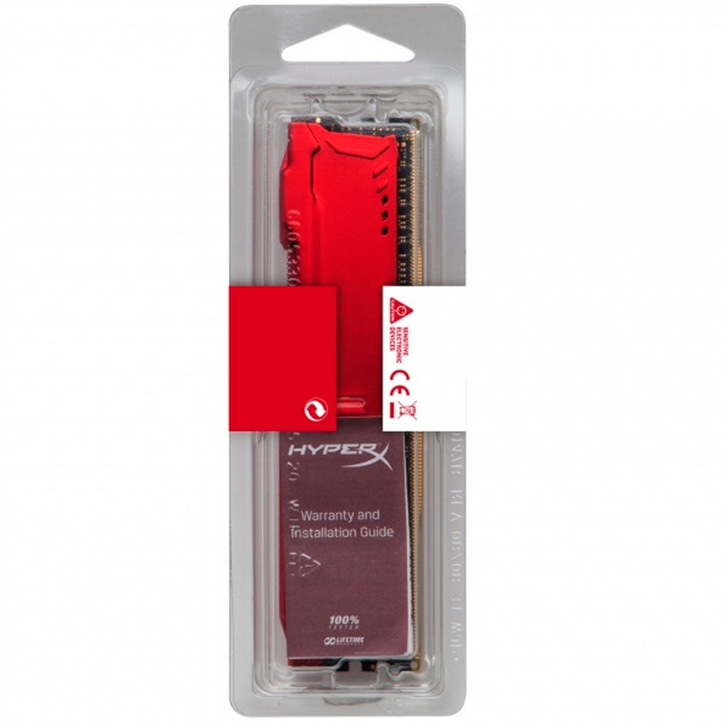 Kingston Hx426 C16 Fr2/8 Memoria Ddr4 Hyper X Fury Red 8 Gb 2666 Mhz - ordena-com.myshopify.com