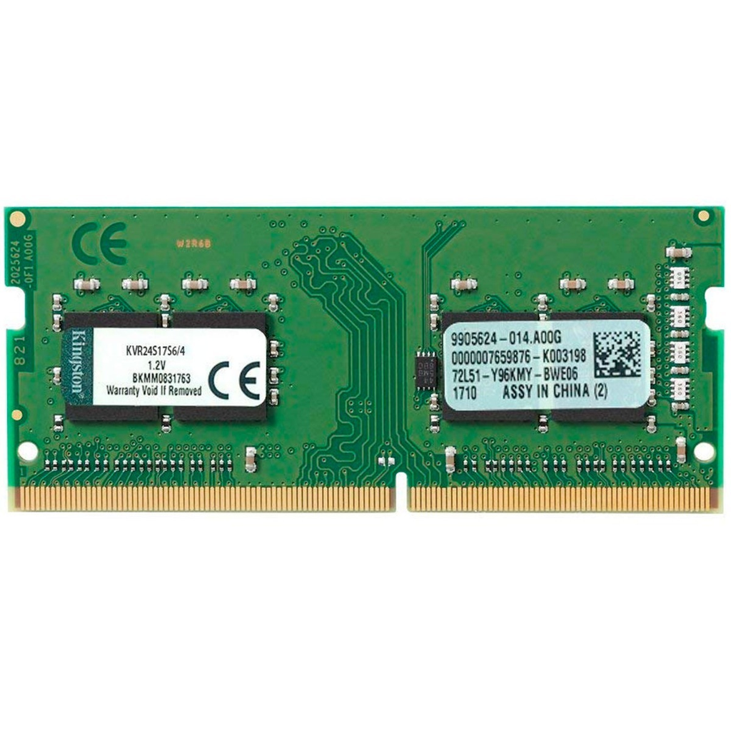 Memoria RAM Kingston DDR4, 2400MHz, 4GB, Non-ECC