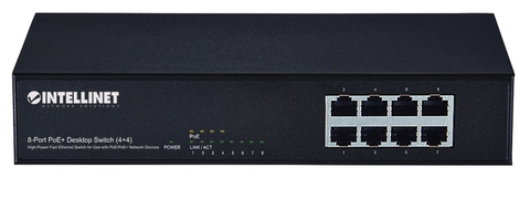 Intellinet 560757 Switch 8 Ptos 4 Poe 4 Std Para Escritorio 10 100 Mbps - ordena-com.myshopify.com