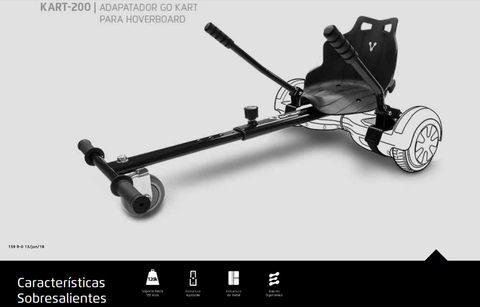 Vorago Kart 200 Adaptador Go Kart Para Hoverboard - ordena-com.myshopify.com