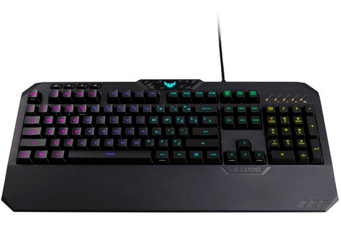 Teclado Asus Gamer K5 Antiderrames Con Luces Rgb Color Negro - ordena-com.myshopify.com