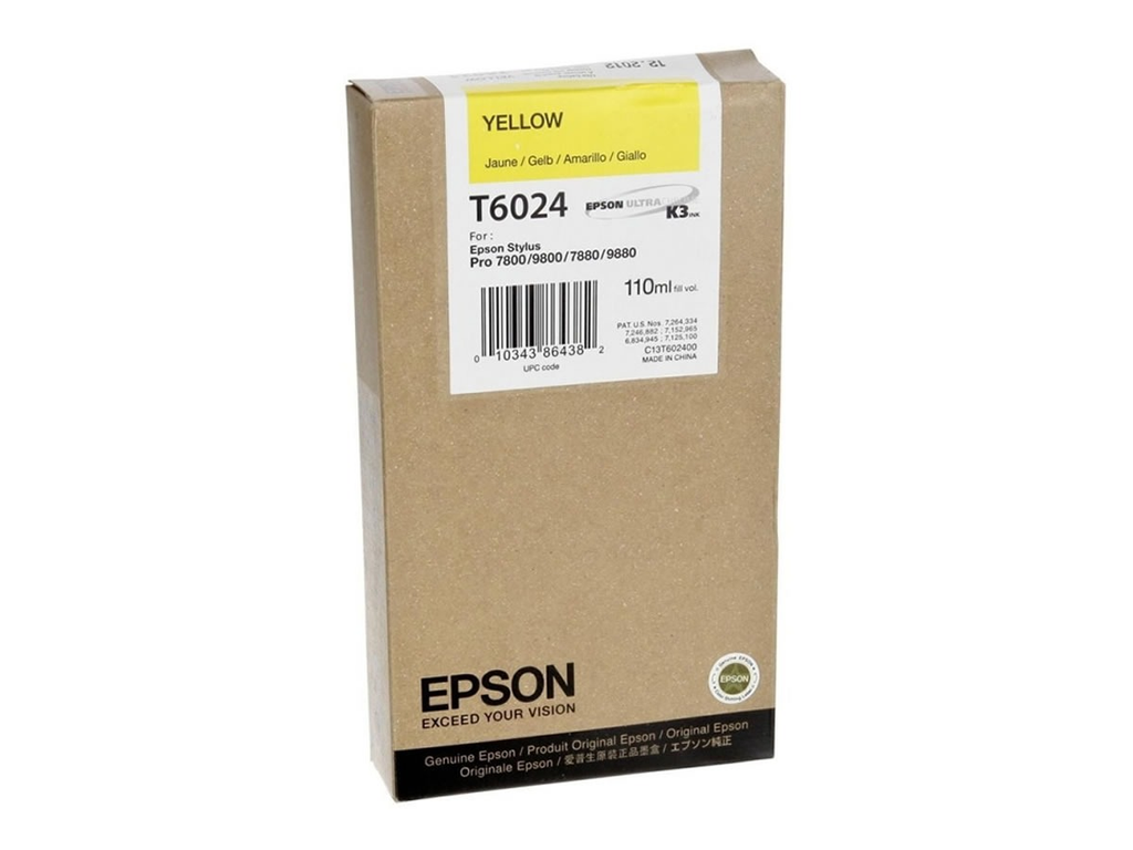 Epson T602400 Tinta Amarilla P/Stylus Pro 7800 - ordena-com.myshopify.com