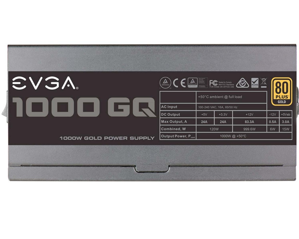 Evga 210 Gq 1000 V1 Fuente De Poder 1000 W Gq 80 Gold Semimodular - ordena-com.myshopify.com