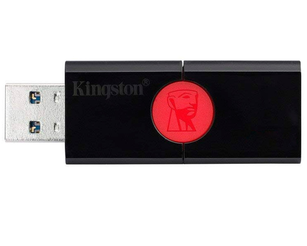 Kingston Dt106 Memoria Usb 64 Gb 3.0 Negro/Rojo - ordena-com.myshopify.com
