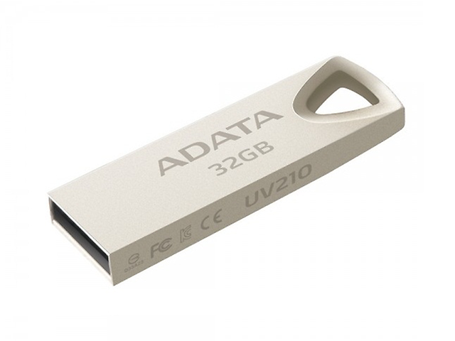 Memoria Usb Adata Uv210 32 Gb 2.0 Color Dorado Metalico - ordena-com.myshopify.com