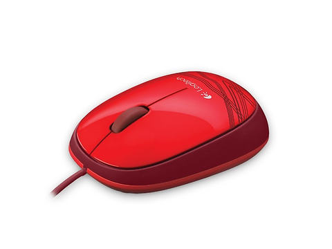 Logitech M105 Mouse Alámbrico Usb Rojo - ordena-com.myshopify.com