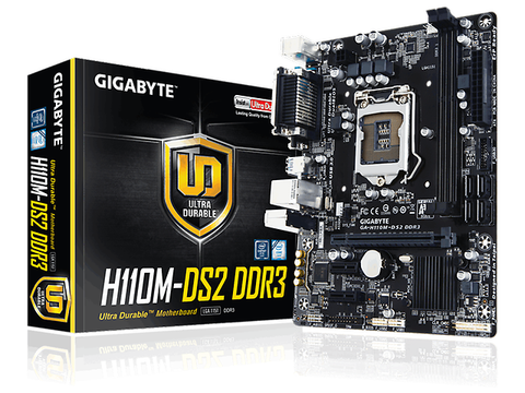 Gigabyte Ga H110 M Ds2 Ddr3 Tarjeta Madre, Micro Atx, S 1151, Intel H110, Usb 3.0 - ordena-com.myshopify.com