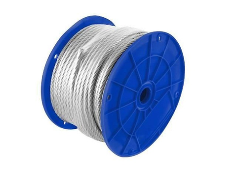 Toolcraft Tc0993 Cable De Acero 7 X19 Hilos 3/16 X1/4 X 75 M Cubierto Con Pvc - ordena-com.myshopify.com