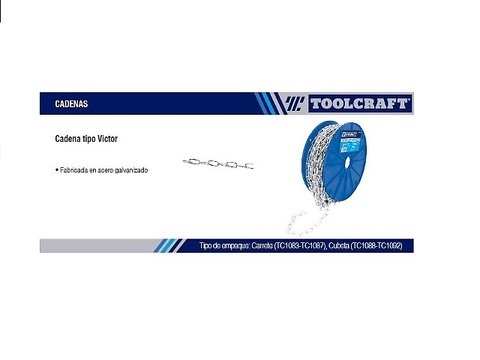 Toolcraft Tc1092 Cadena Tipo Victor 4.0 M Mx64.9 M - ordena-com.myshopify.com