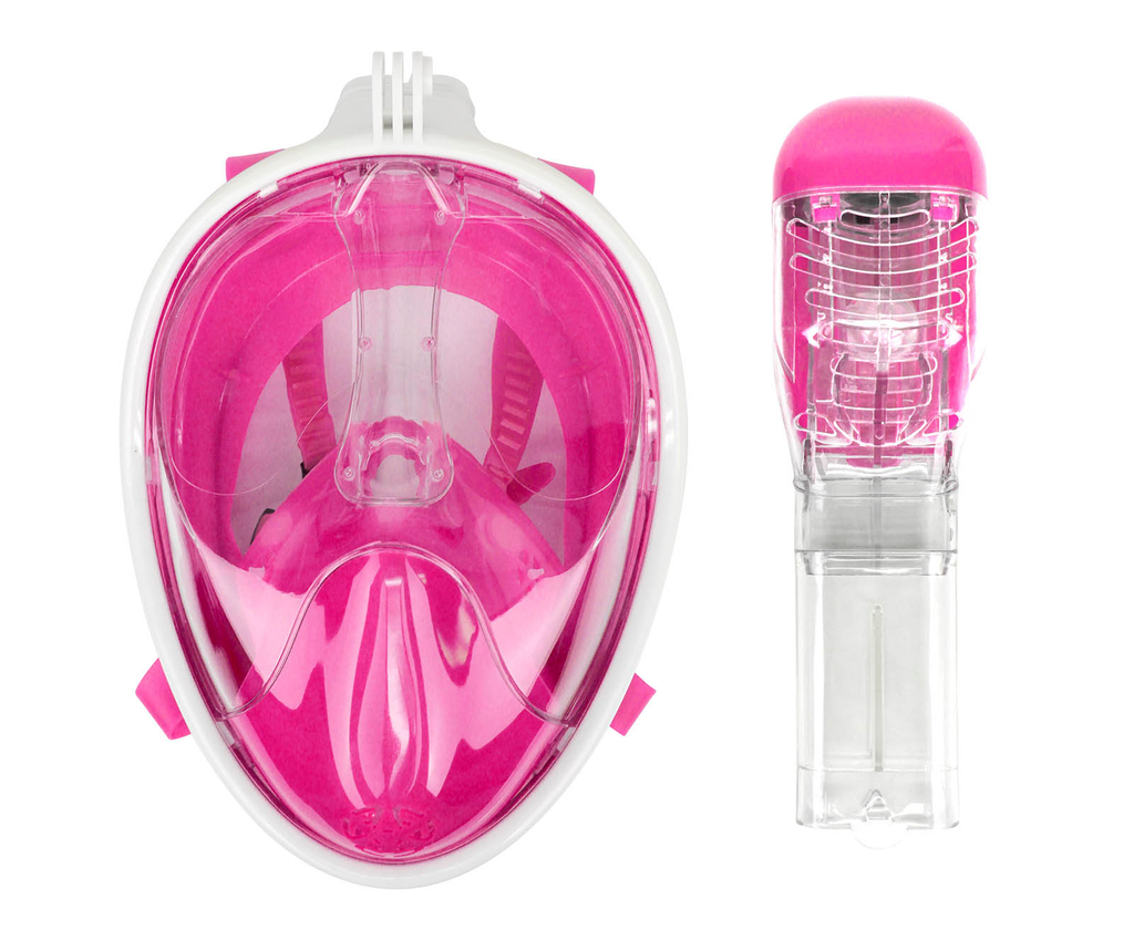 Mascara Para Snorkel Talla L Xl Color Rosa