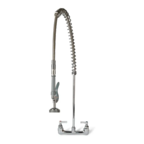 Llave de prelavado con grifo para agua pared