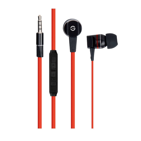 Getttech Smooth Mi 2140 R Audifonos Auricular C/Mic Negro C/Rojo 3.5 Mm - ordena-com.myshopify.com