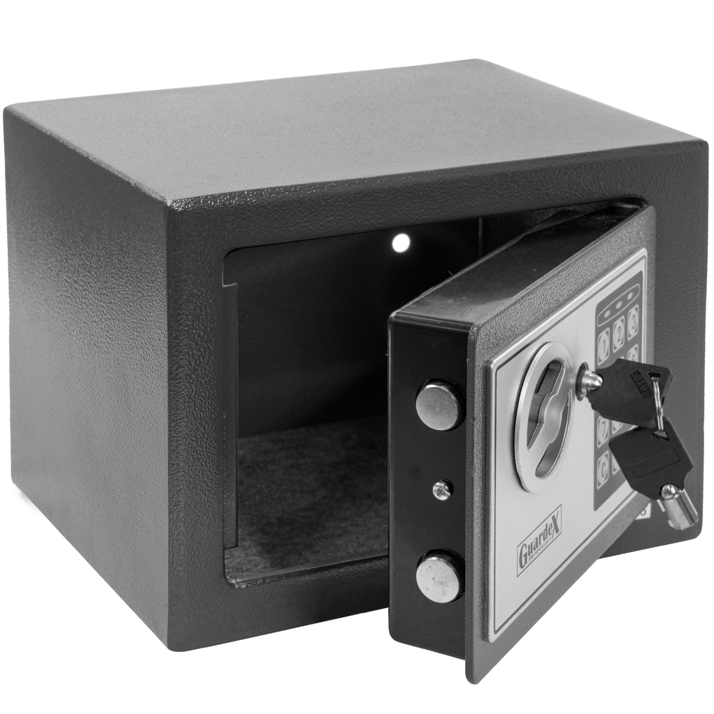 Mini Caja Fuerte Electrónica De Seguridad Combinacion Llave
