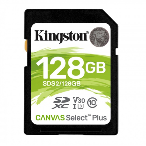 Kingston Sds2/128gb Memoria Sd Sdxc Canvas Select 100r Cl10 Uhs-I V30