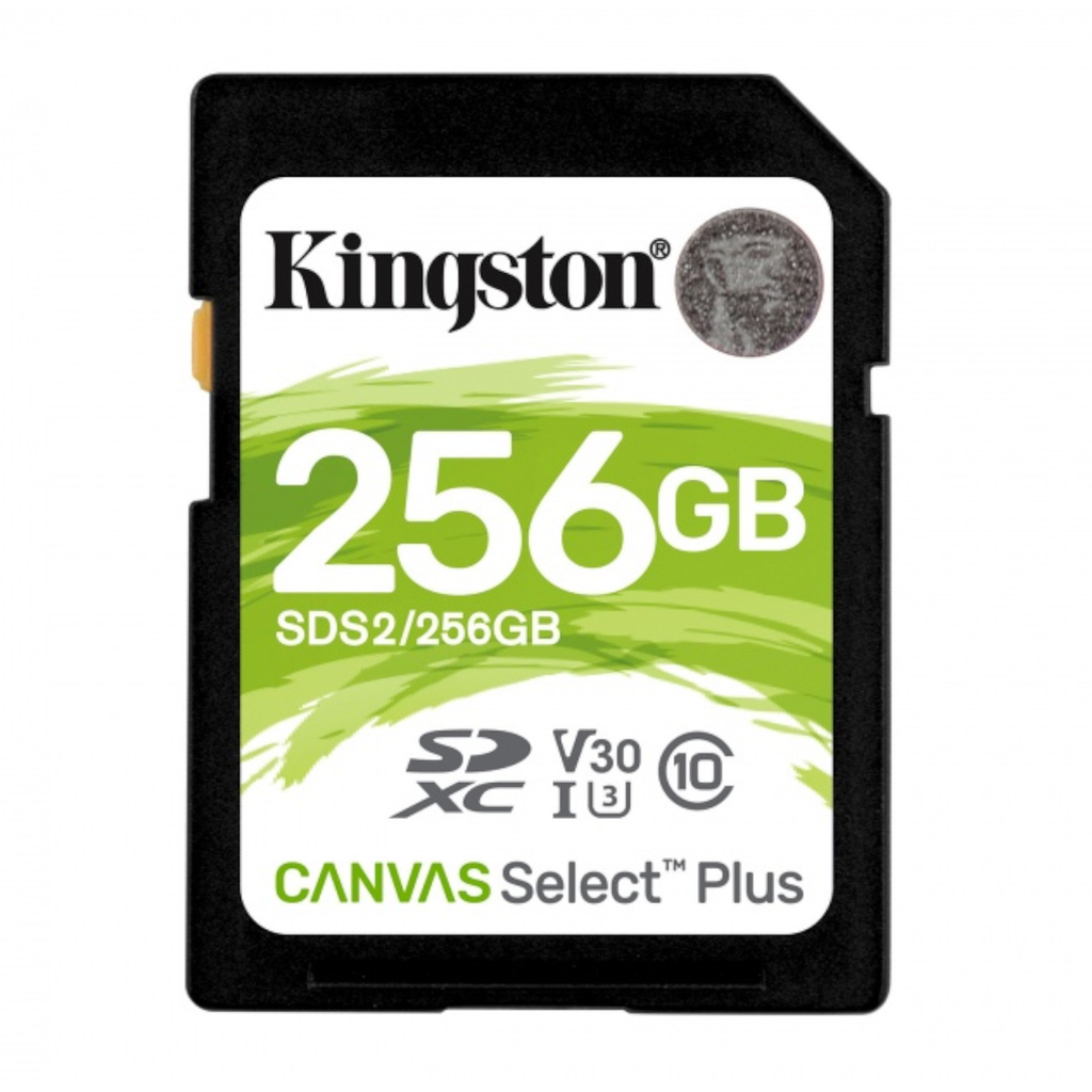 Kingston Sds2/256gb Memoria Sd Sdxc Canvas Select 100r Cl10 Uhs-I V30