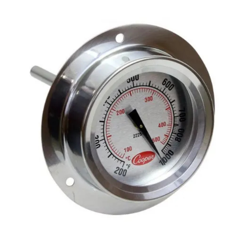 Termómetro para horno de pizza tipo dial, 200 a 1000 grados