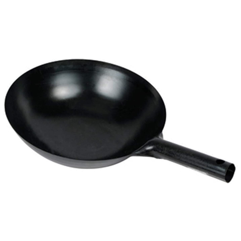 Winco Wok Estilo Japonés De Acero Al Carbono De 16 PuLG