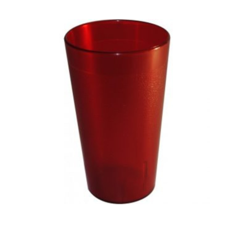 Vaso Policarbonato 16 Oz Rojo 6 pzas
