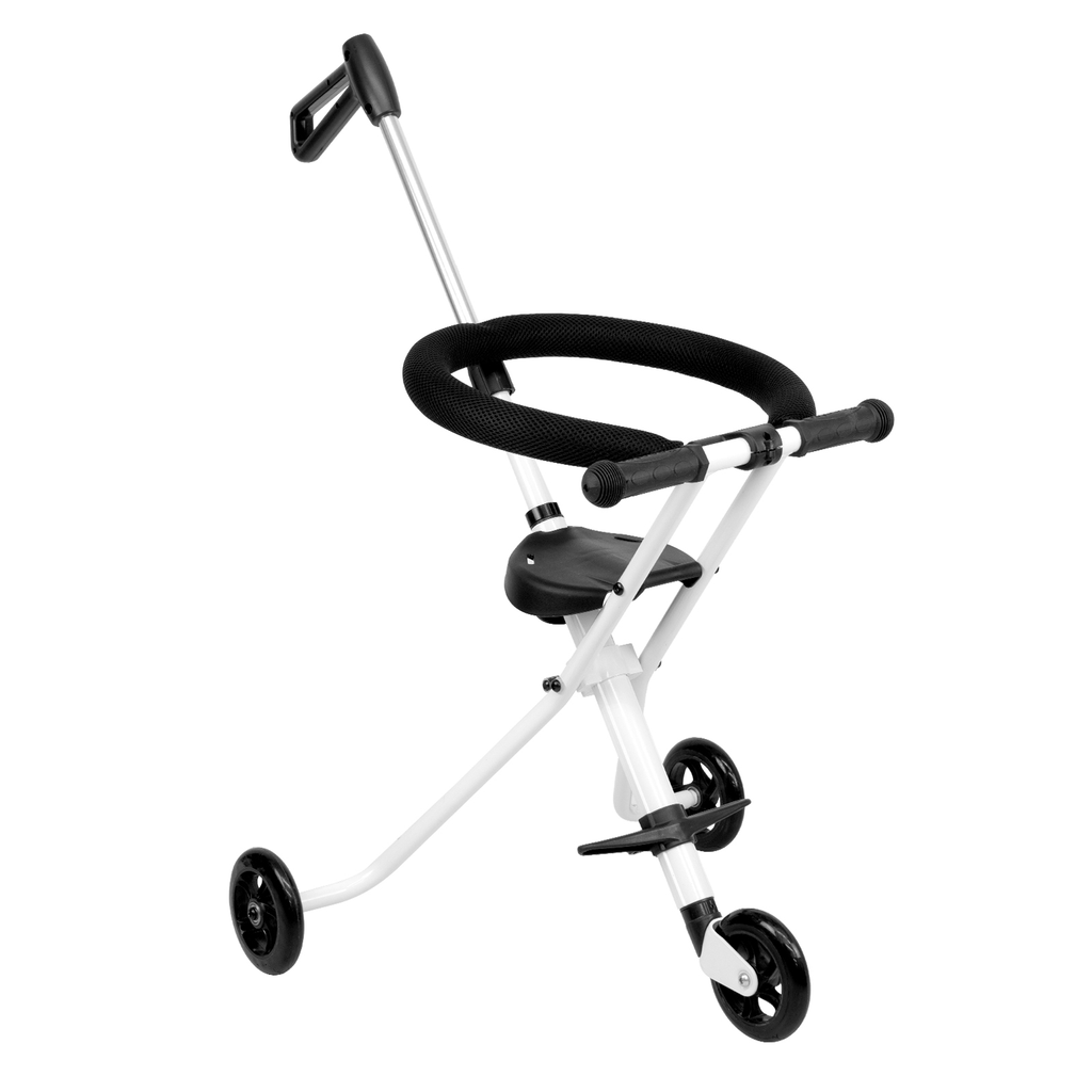 Baby Scooter Portatil Triciclo Plegable Aro Seguridad 3Rueda