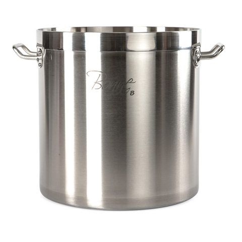 Olla De Acero Inoxidable 36 Litros Con Tapa 37 Cm X 35.5 Cm