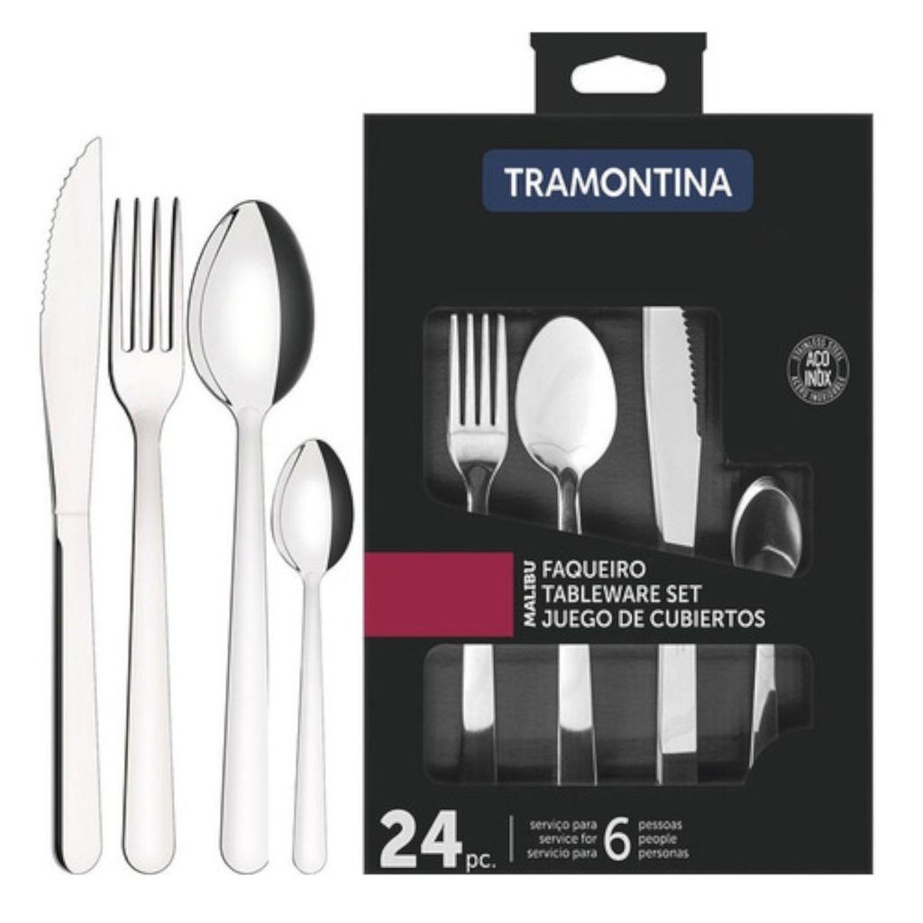 Juegos De Cubiertos 24 Piezas Malibu 23798/046