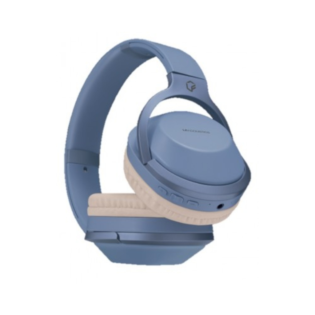 Lf Acustics Audífonos Over Ear Azul Bluetooth