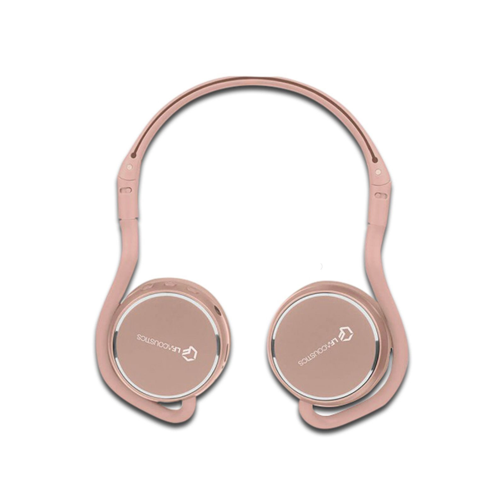 Lf Acustics Audífonos On Ear Rosa Bluetooth Mini Supraaurales