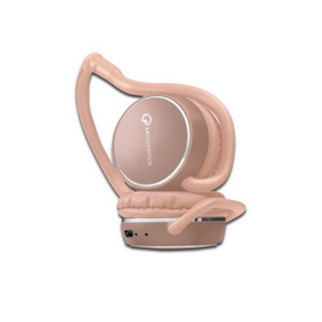 Lf Acustics Audífonos On Ear Rosa Bluetooth Mini Supraaurales