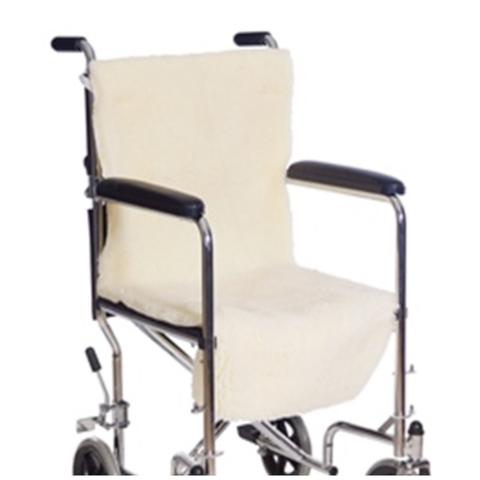 Protector antillagas piel de borrego para silla de ruedas