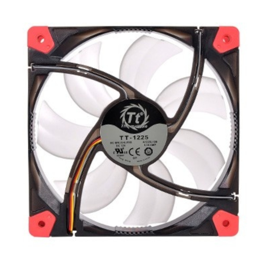 Thermaltake Cl F018 Pl12 Wt A, Ventilador Para Gabinete Luna 12 Led Blanco