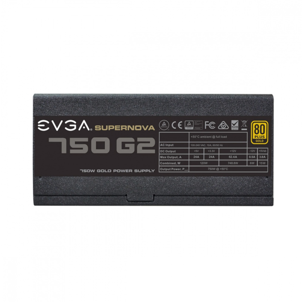 Fuente de Poder EVGA SuperNOVA 750 G2 80 PLUS Gold