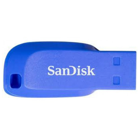 Sandisk Cruzer Blade Memoria Usb,16gb, Usb 2.0, Azul Sdcz50c