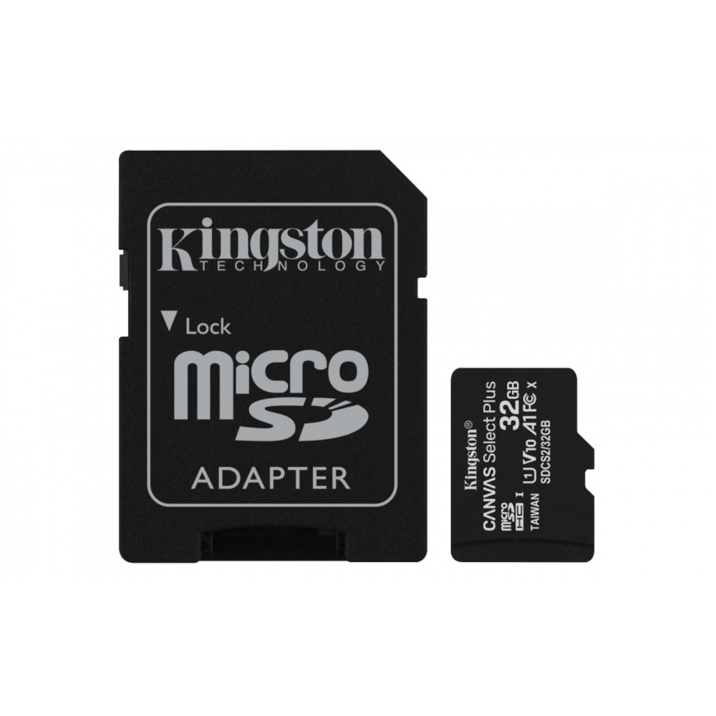 Memoria SD KINGSTON CanvasGo Clase 10 90R/45W de 32GB