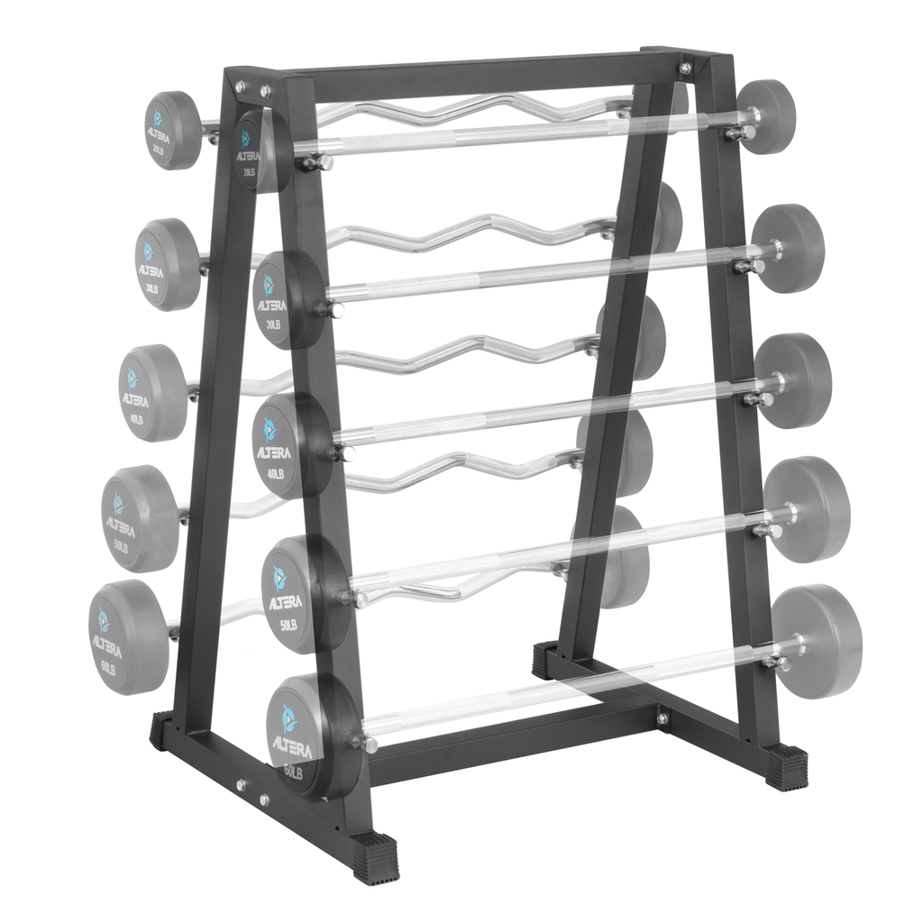 Rack Para Barras Altera Barra Peso Integrado Ejercicio Gym