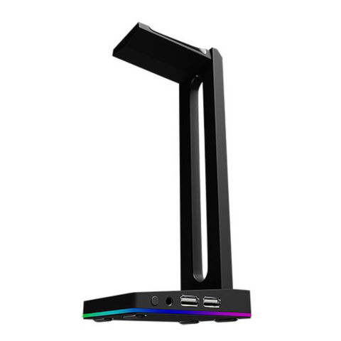 Base para Diadema Naceb T11 Eleven - 3.5mm - 2x USB - RGB