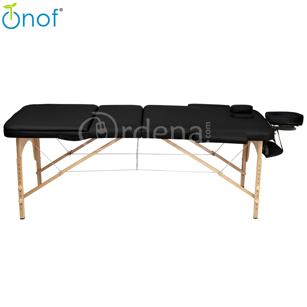 Kit Onof Cuad 001 Y Bolster Half Cama De Masaje Con Bolster Y Half Bolster Negro