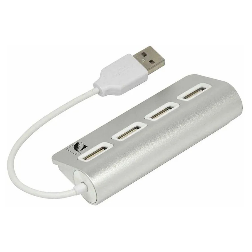 Mini Hub 4 puertos USB con LED indicador