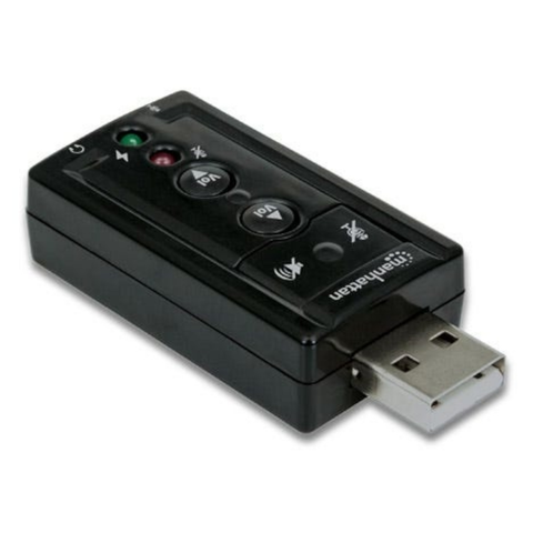 Manhattan 151429 Tarjeta De Sonido 3 D Usb 2.0