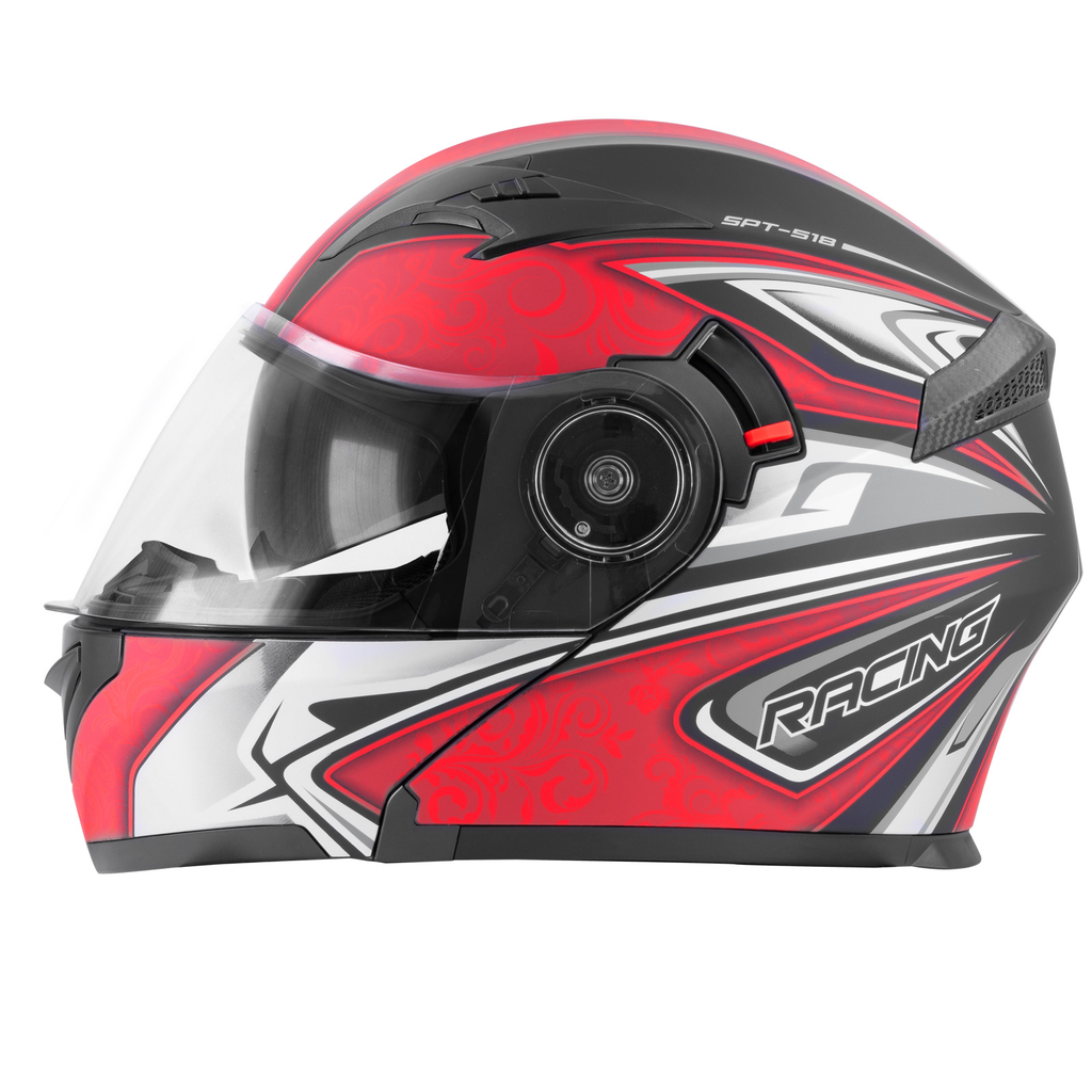 Casco Para Moto Mujer Hombre Abatible Deportivo Certificado