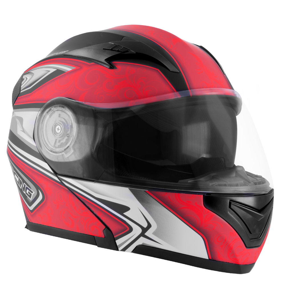 Casco Para Moto Mujer Hombre Abatible Deportivo Certificado
