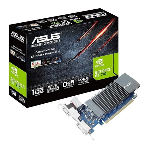 Gráficos ASUS GeForce GT 710 de gran valor con enfriamiento