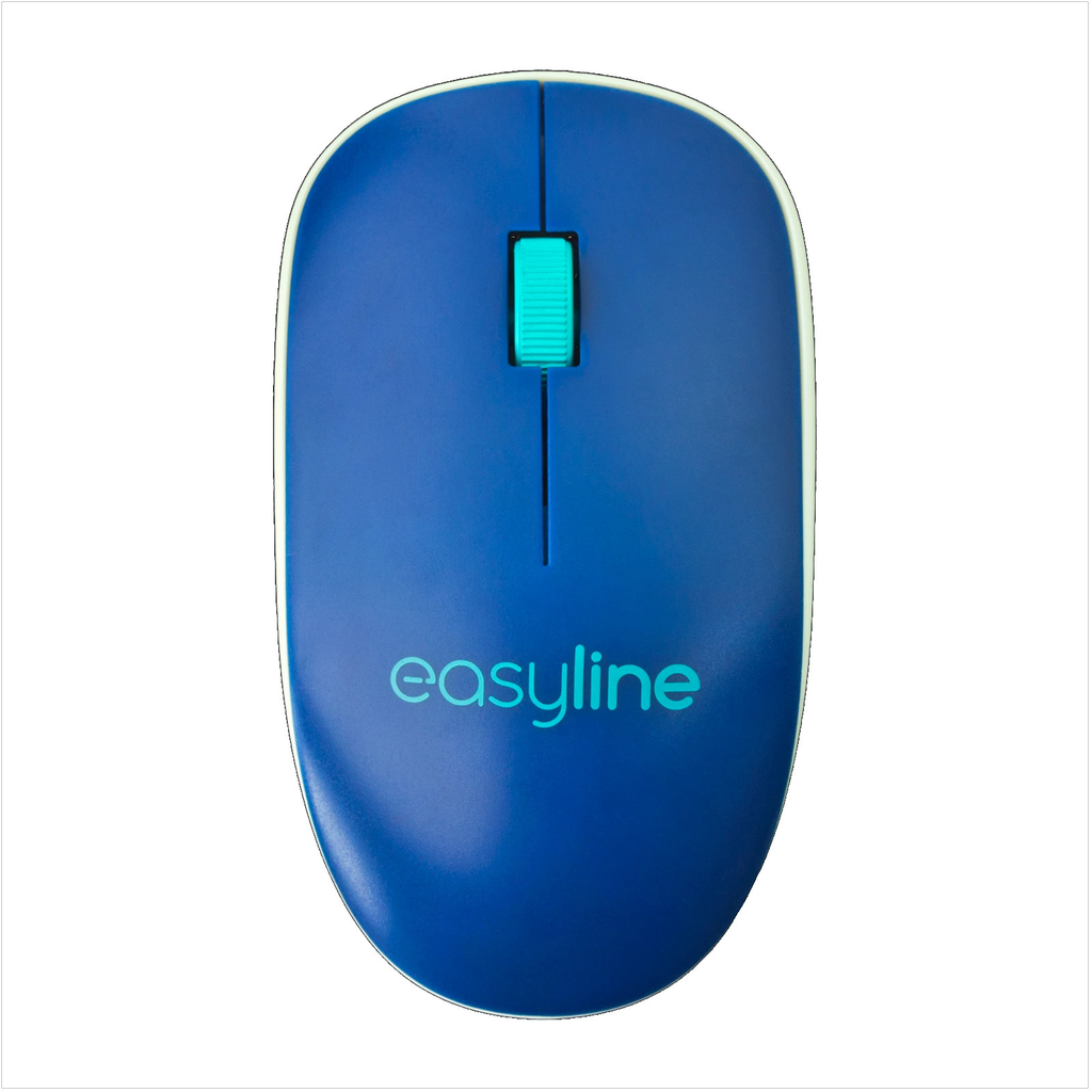 Mouse Inalámbrico Easy Line EL-995128 Azul