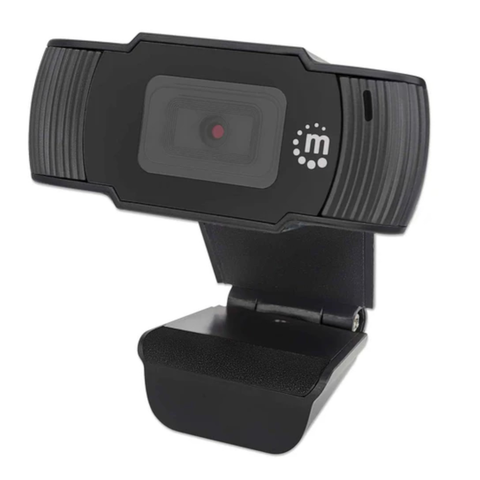Manhattan Webcam 462006, 2MP, 1920 x 1080 Pixeles, USB 2.0